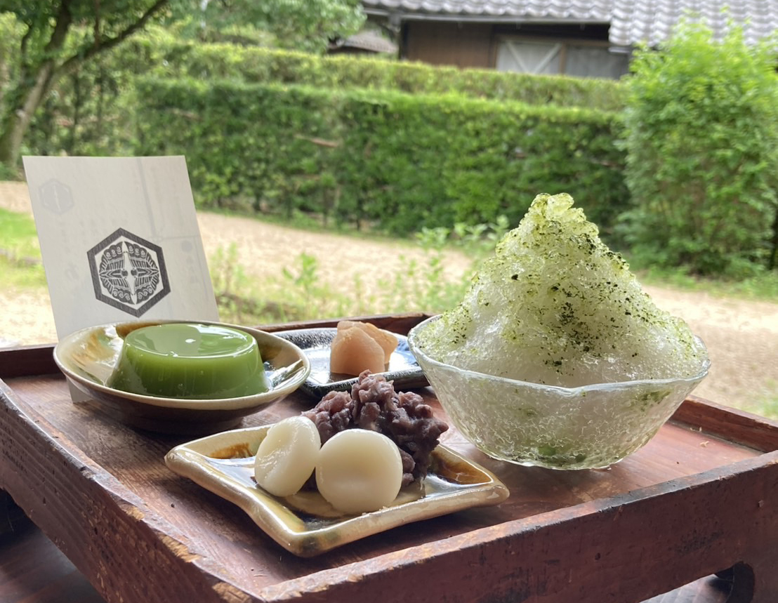 お茶と甘味で味わう大人の夏氷