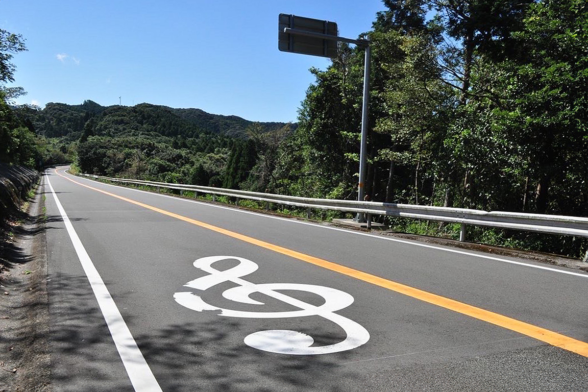 指宿スカイライン 音響道路