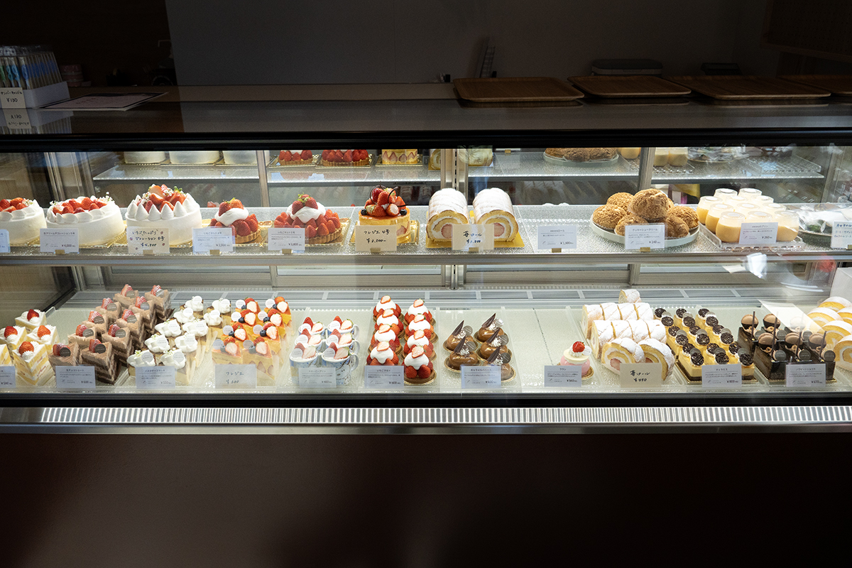 pâtisserie cocoru ショーケース