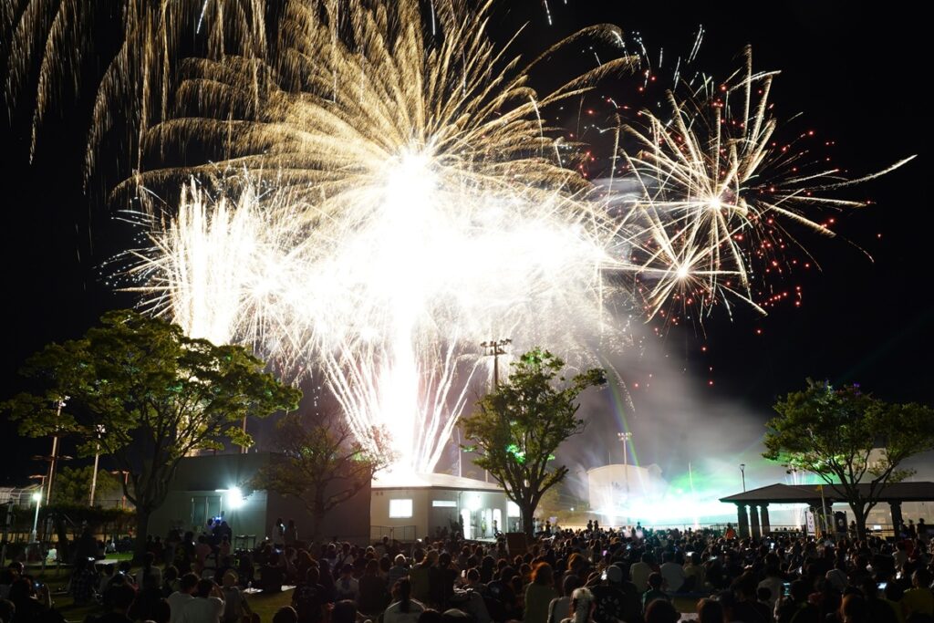 いずみ鶴翔祭花火（借用）